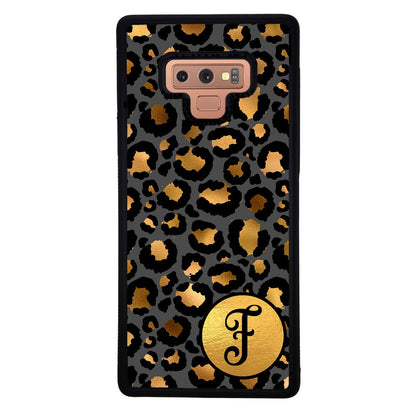 Gold Foil Leopard Skin Personalized | Samsung Phone Case
