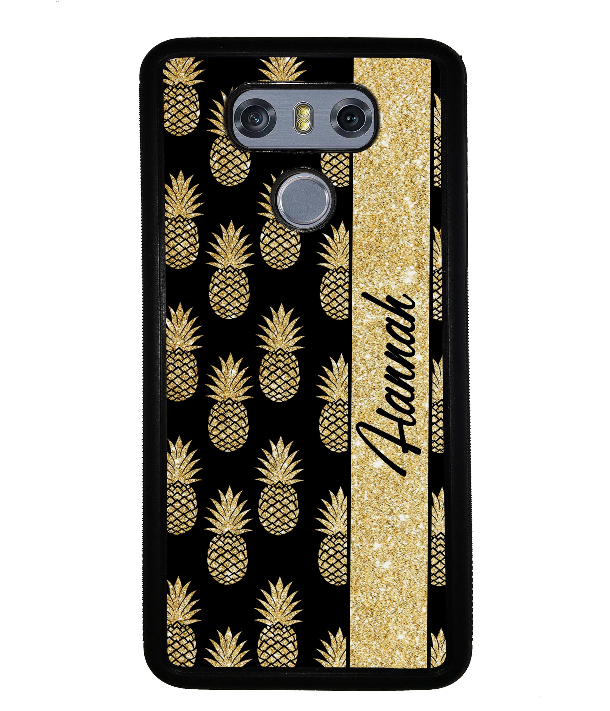 Golden Pineapples Personalized | LG Phone Case