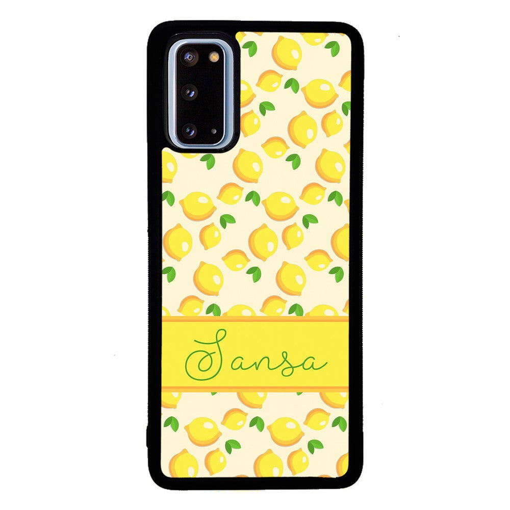 Lemon Pattern Personalized | Samsung Phone Case