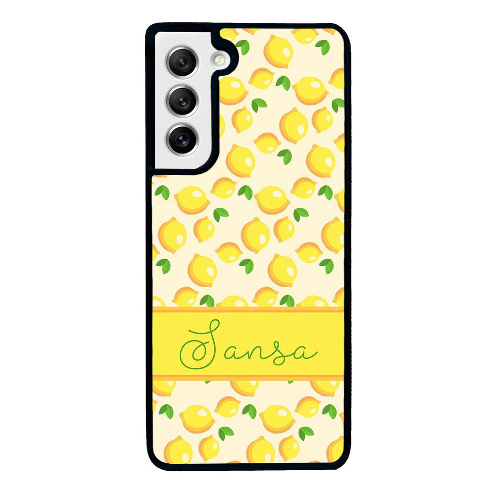 Lemon Pattern Personalized | Samsung Phone Case