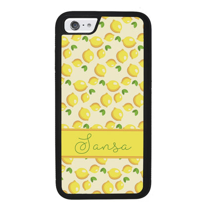 Lemon Pattern Personalized | Apple iPhone Case