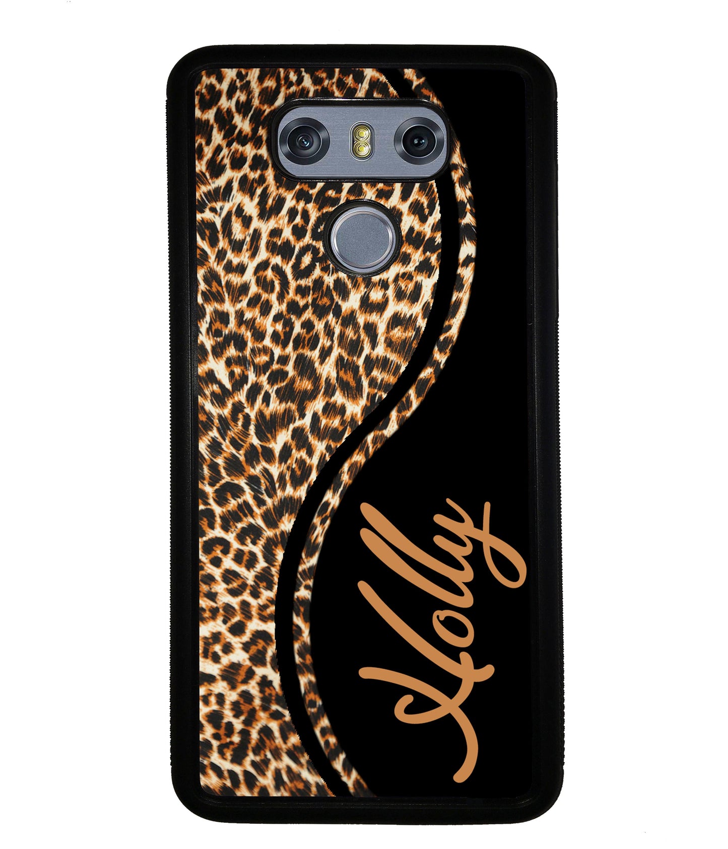 Leopard Curvy Personalized | LG Phone Case