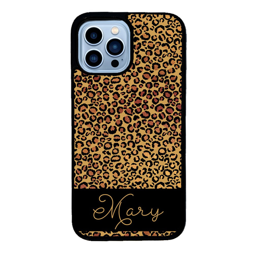 Leopard Skin Personalized | Apple iPhone Case