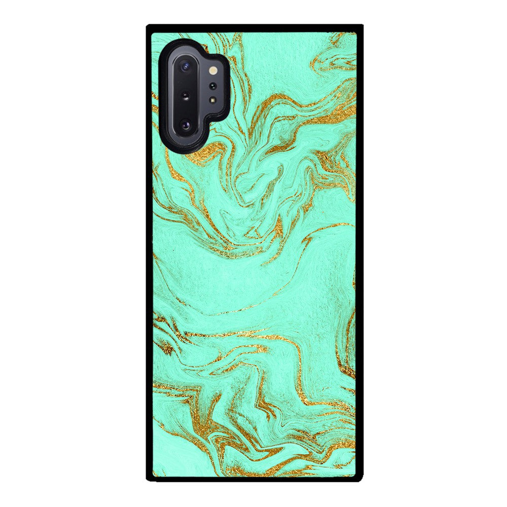 Mint and Gold Marble | Samsung Phone Case
