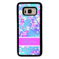 Neon Flower Pattern Personalized | Samsung Phone Case