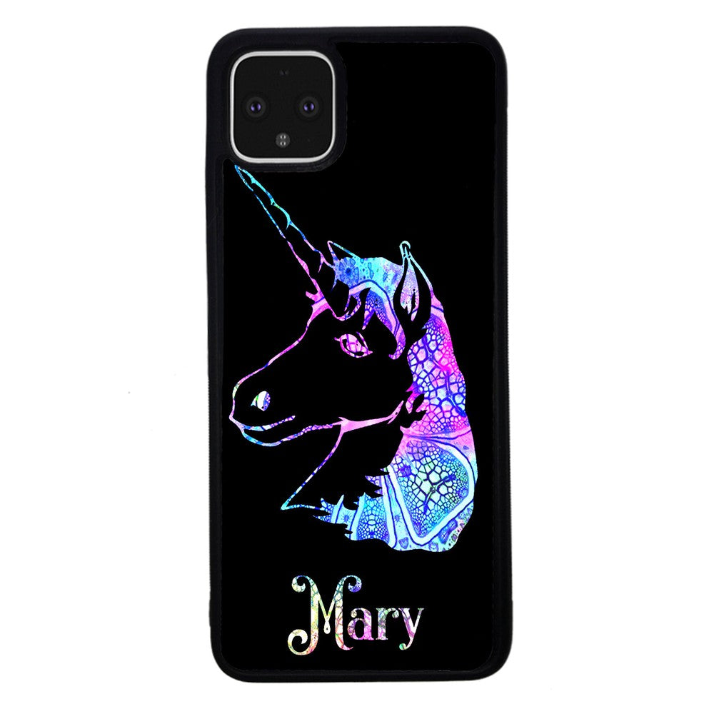 Unicorn Neon Sign Personalized | Google Phone Case