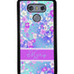 Neon Flower Pattern Personalized | LG Phone Case
