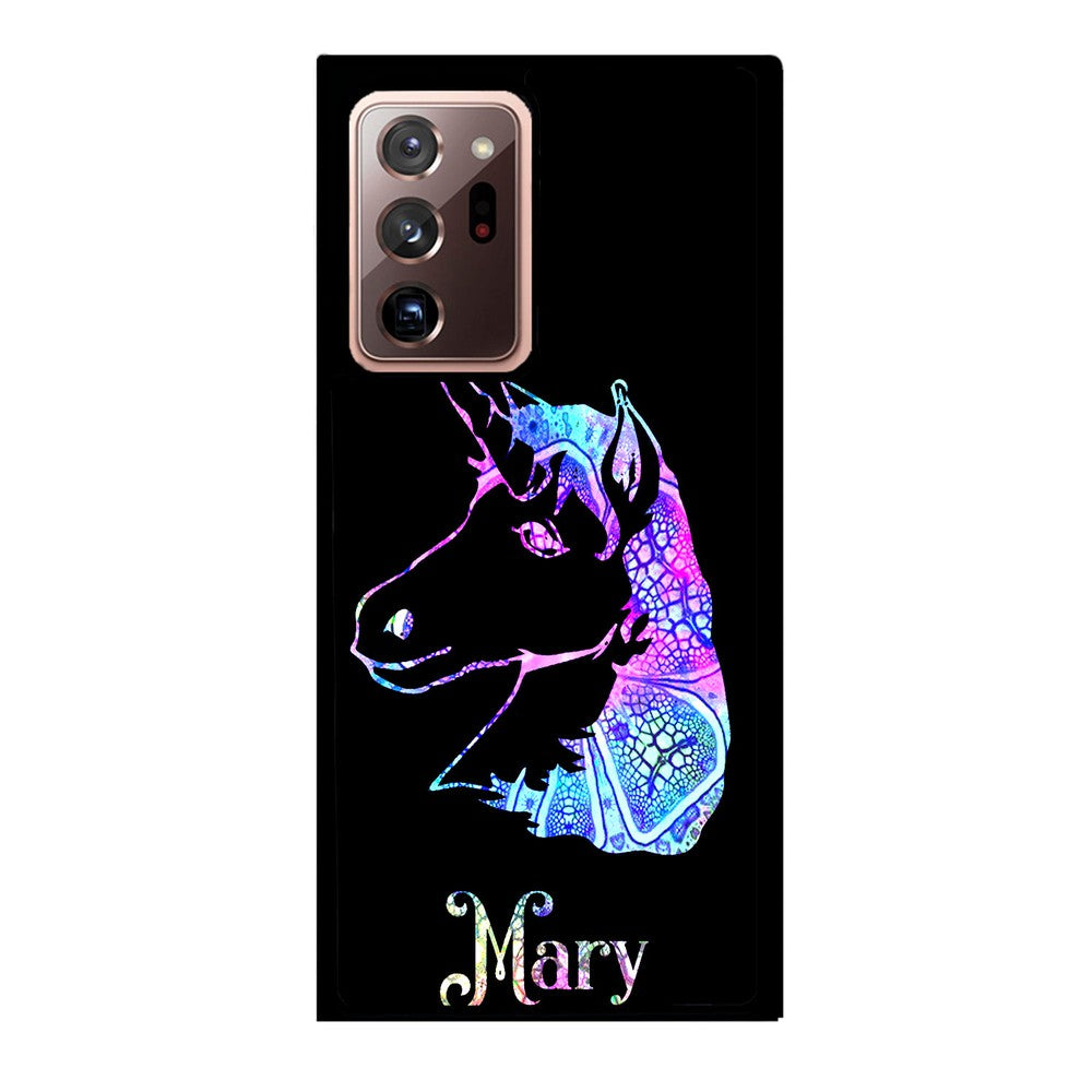 Unicorn Neon Sign Personalized | Samsung Phone Case