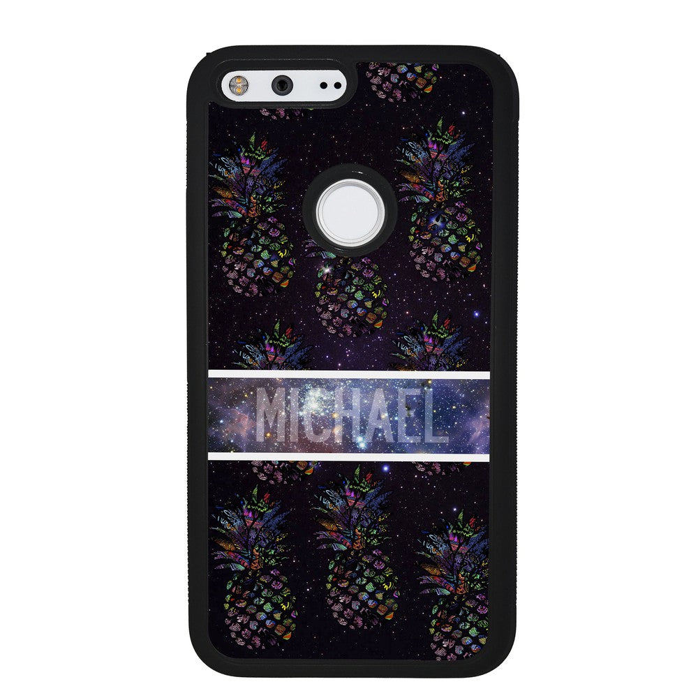 Pineapple Space Colors Personalized | Google Phone Case