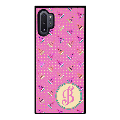 Pink Watermelon Initial | Samsung Phone Case