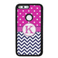 Pink Polka Dots Blue Chevron Personalized | Google Phone Case