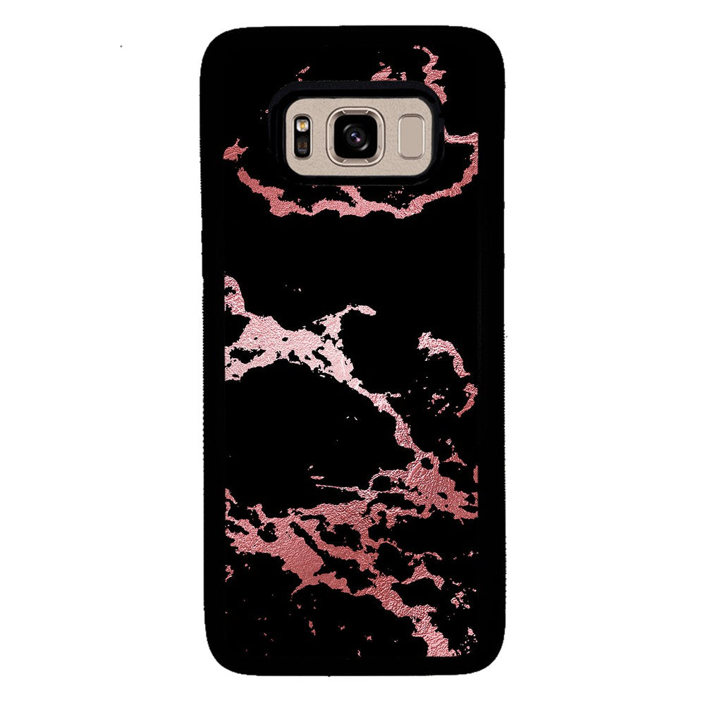 Black and Pink Marble | Samsung Phone Case