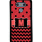 PolkaDot Chevron Damask Initial | LG Phone Case