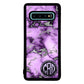 Purple and Silver Marble Monogram | Samsung Phone Case