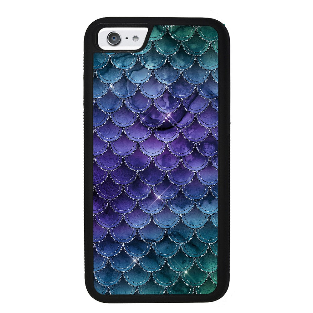 Purple Shine Mermaid Scales | Apple iPhone Case