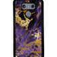 Purple and Gold Foil Marble | LG Phone Case