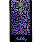 Leopard Skin Purple and Blue Gold Foil Personalized | LG Phone Case