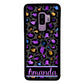Space Leopard Blue Purple Gold Foil Personalized | Samsung Phone Case