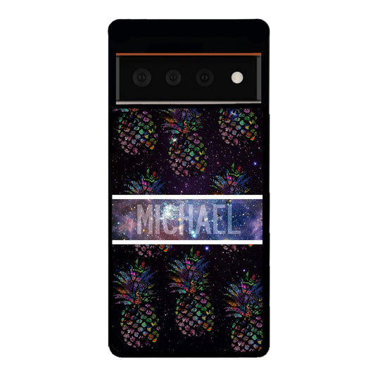 Pineapple Space Colors Personalized | Google Phone Case