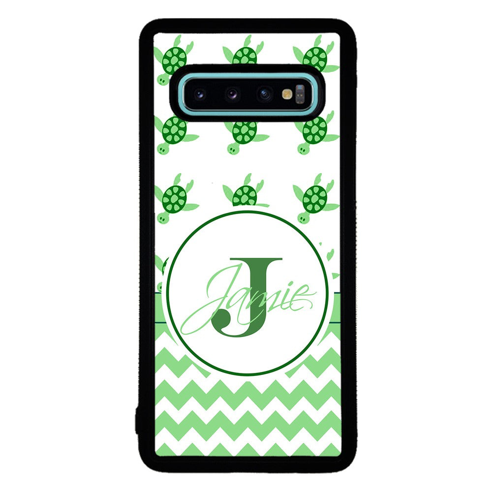 Turtle Chevron Personalized | Samsung Phone Case