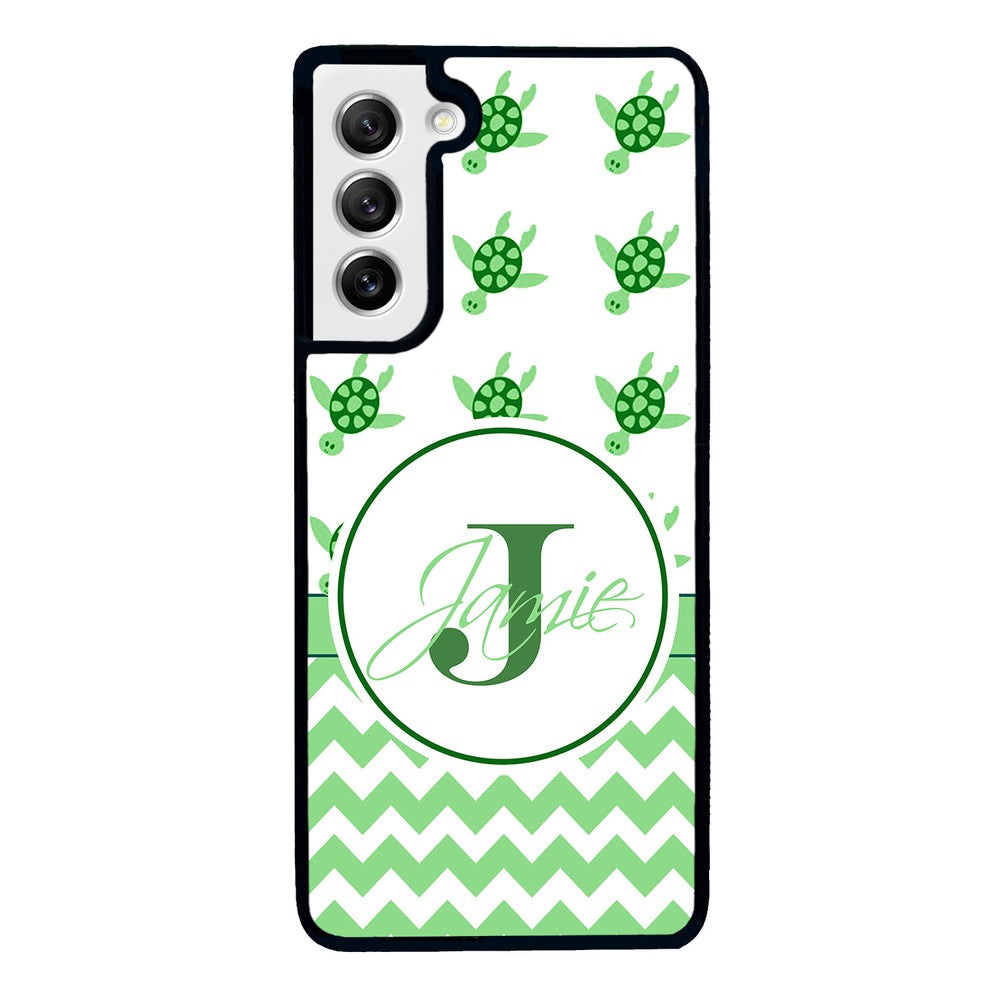 Turtle Chevron Personalized | Samsung Phone Case