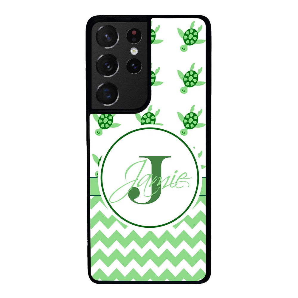 Turtle Chevron Personalized | Samsung Phone Case