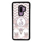 Chevron Vintage Skull Initial | Samsung Phone Case