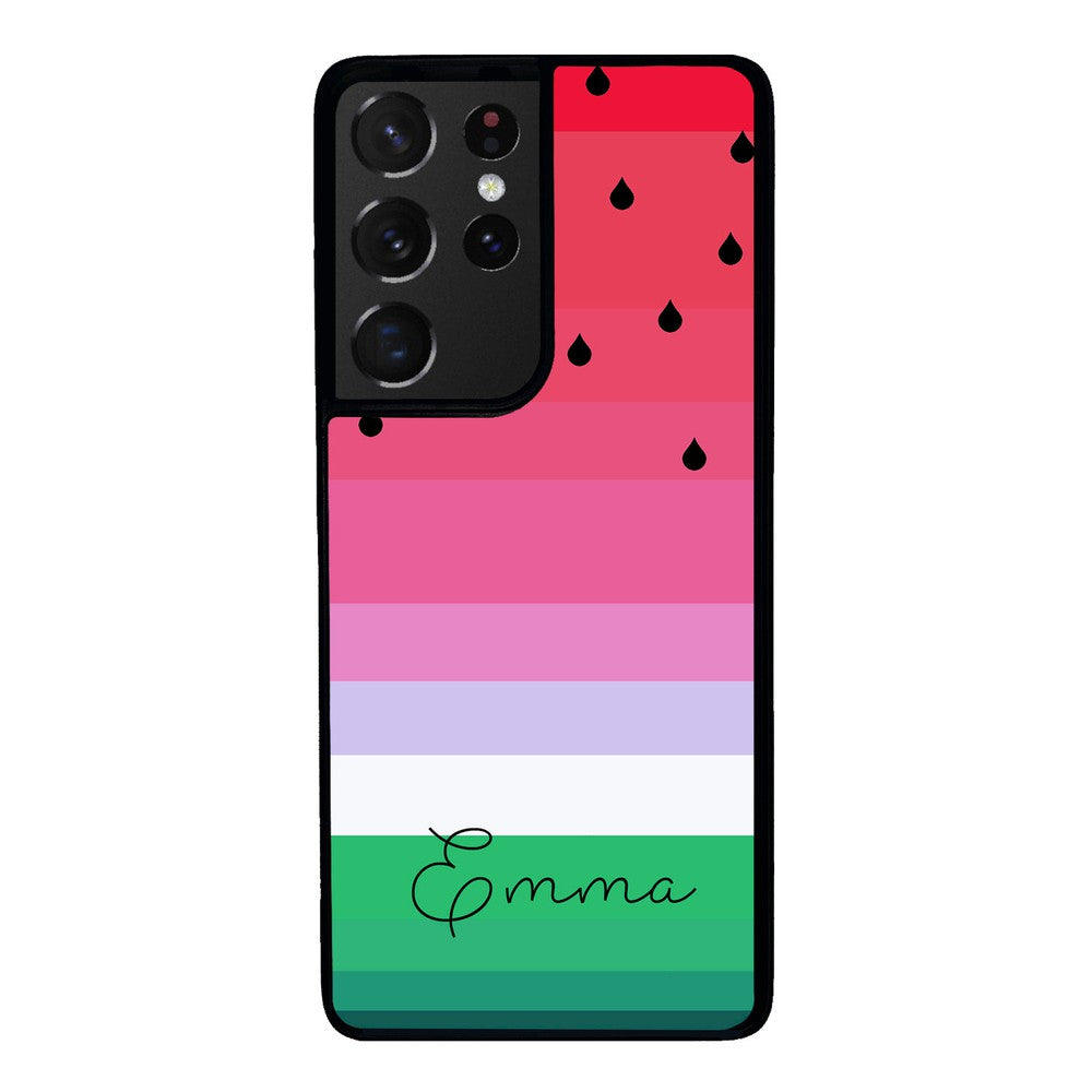 Watermelon Gradient Personalized | Samsung Phone Case