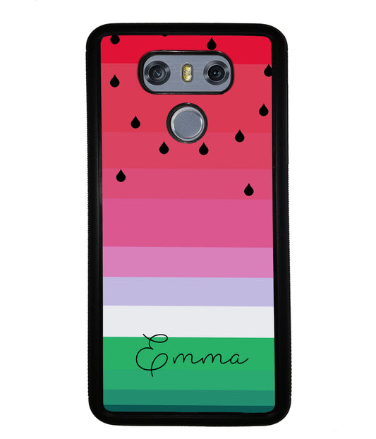 Watermelon Gradient Personalized | LG Phone Case