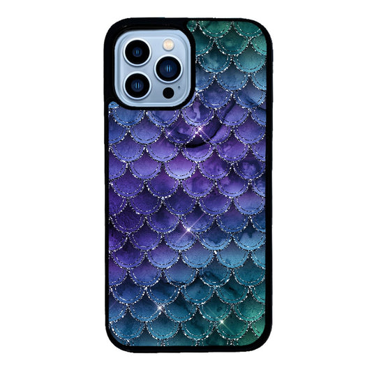 Purple Shine Mermaid Scales | Apple iPhone Case
